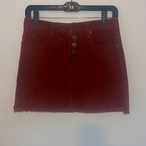 Women’s corduroy skirt